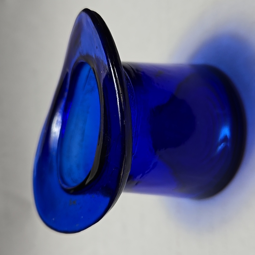 Cobalt Blue Top Hat Toothpick Holder